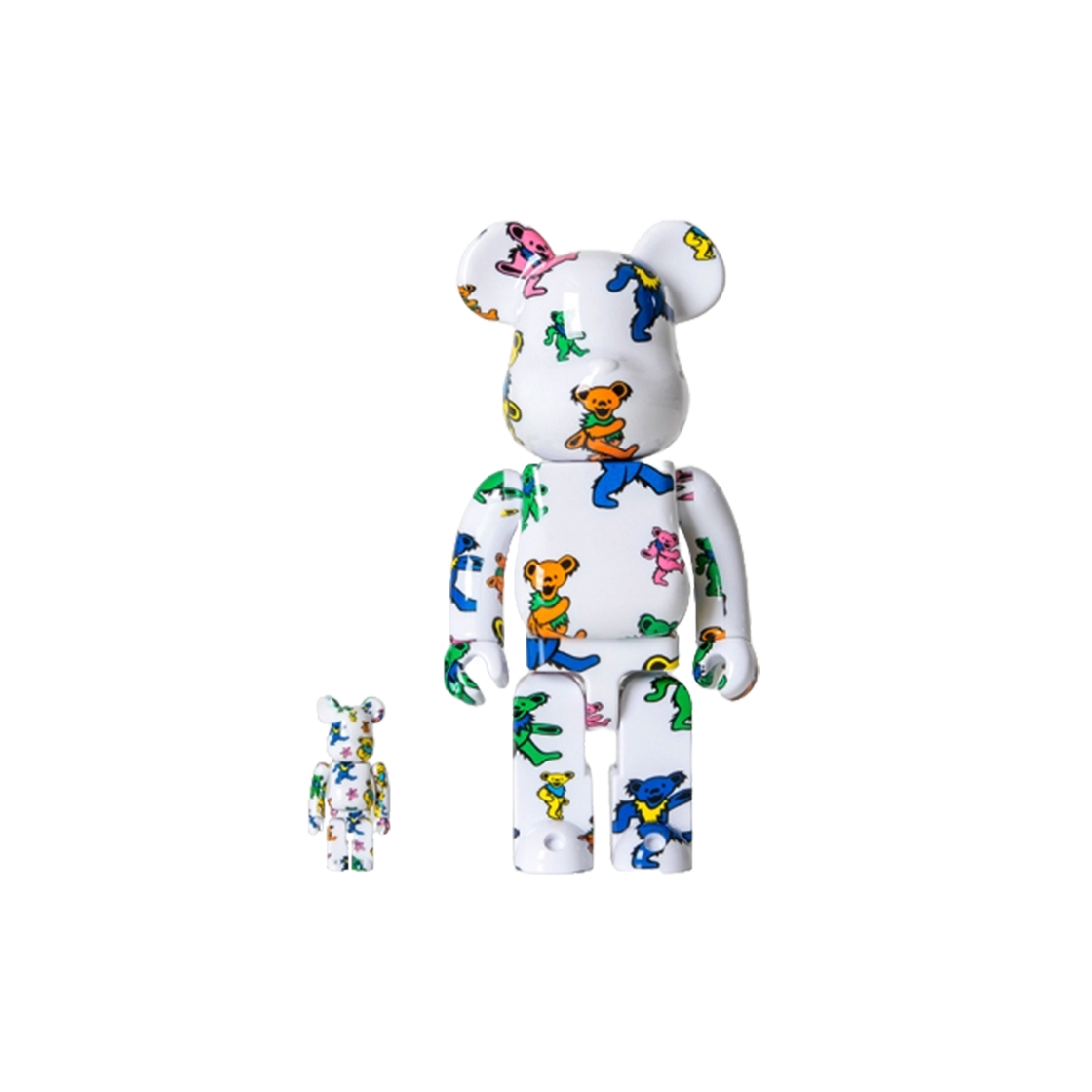 킨키로봇 400%+100% 베어브릭 그레이트풀데드 댄싱베어(2208007)(KINKIROBOT 400%+100% Bearbrick Grateful Dead (Dancing Bear))
