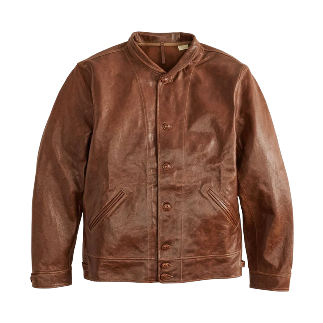 리바이스 LVC 아인슈타인 멘로 코삭 레더 자켓 브라운(Levi's LVC Einstein Menlo Cossack Leather Jacket Brown)