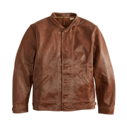 Levi's LVC Einstein Menlo Cossack Leather Jacket Brown