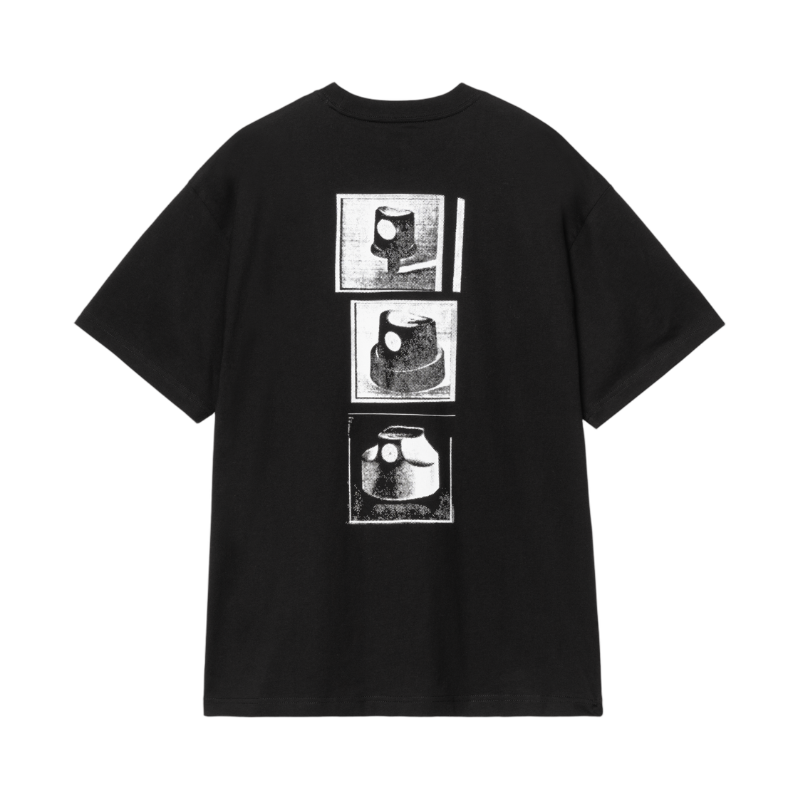 칼하트 WIP 숏슬리브 캡스 티셔츠 블랙(Carhartt WIP S/S Caps T-Shirt Black) - 2