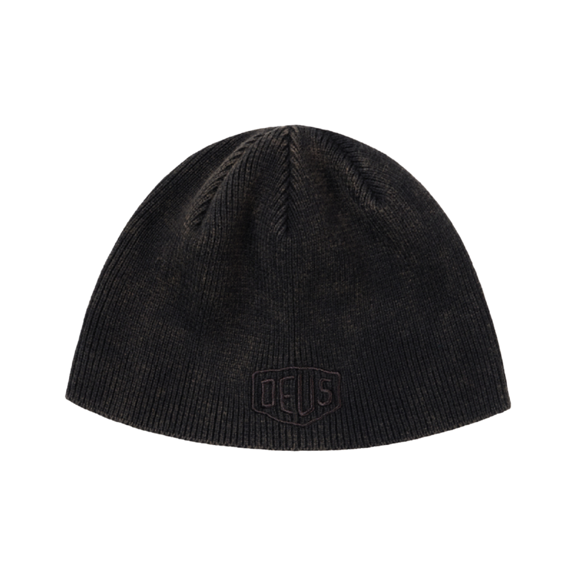 D255UHA095099 [6% 적립] Deus Ex Machina Dyed Shield Beanie Black