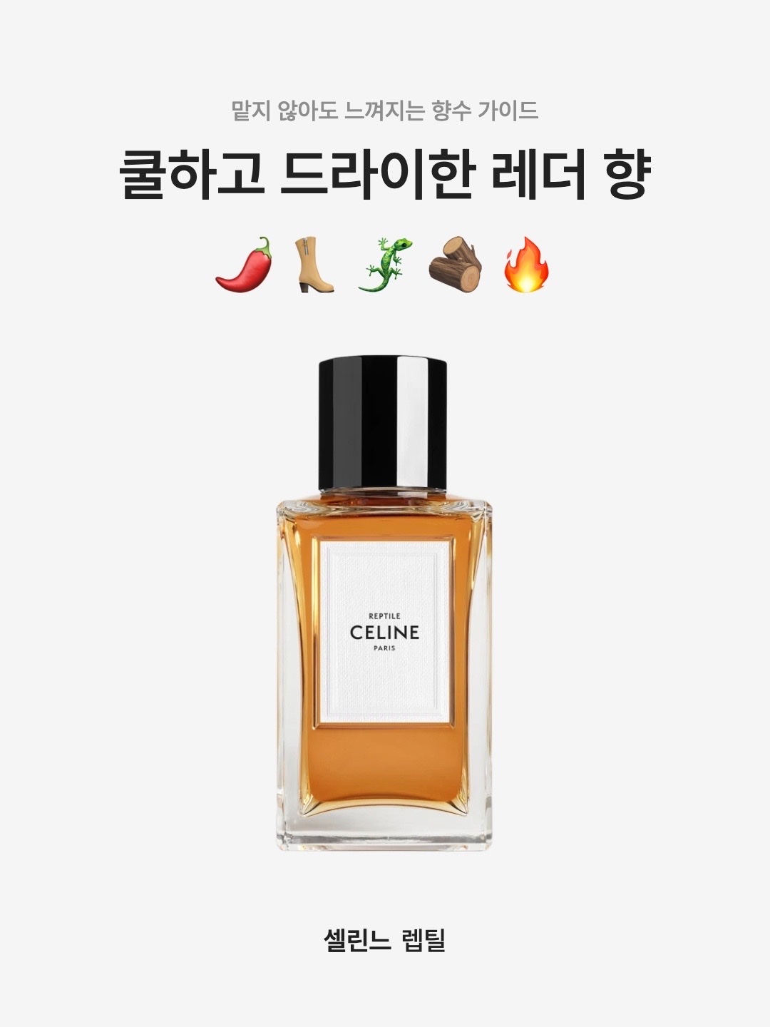 Celine Reptile Eau de Parfum 200ml, Celine Reptile Eau de Parfum 100ml 착용 스타일 - 1