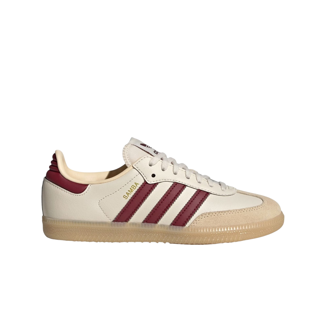 JQ8554 (J) Adidas Samba OG Wonder White Shadow Red