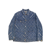 Louis Vuitton x Supreme Jacquard Denim Trucker Jacket A-C42859