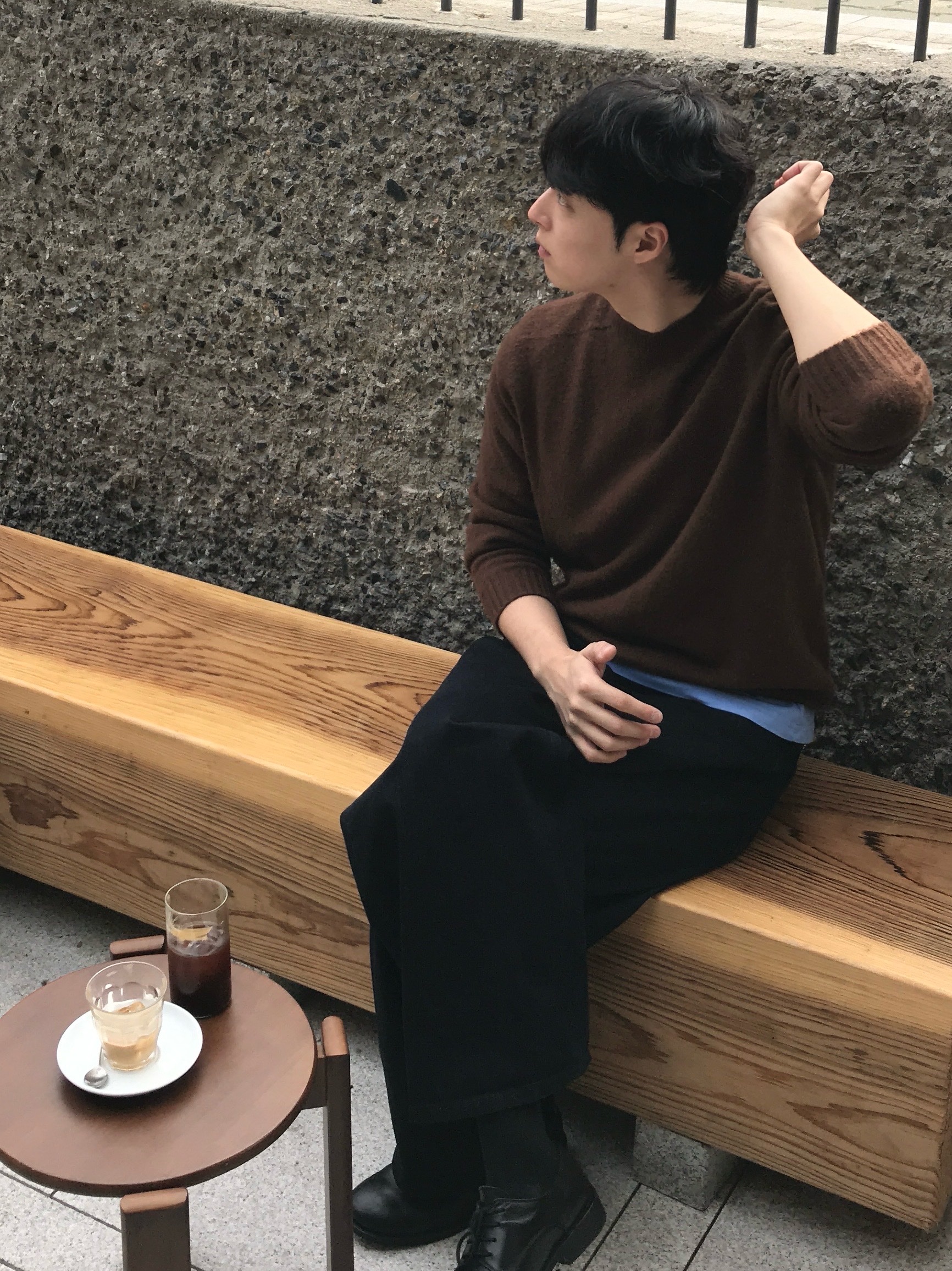 Kinchi Shower - 808 (a) Black 착용 스타일 - 6