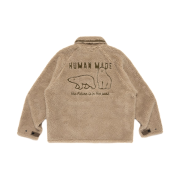 Human Made Fleece Jacket Beige