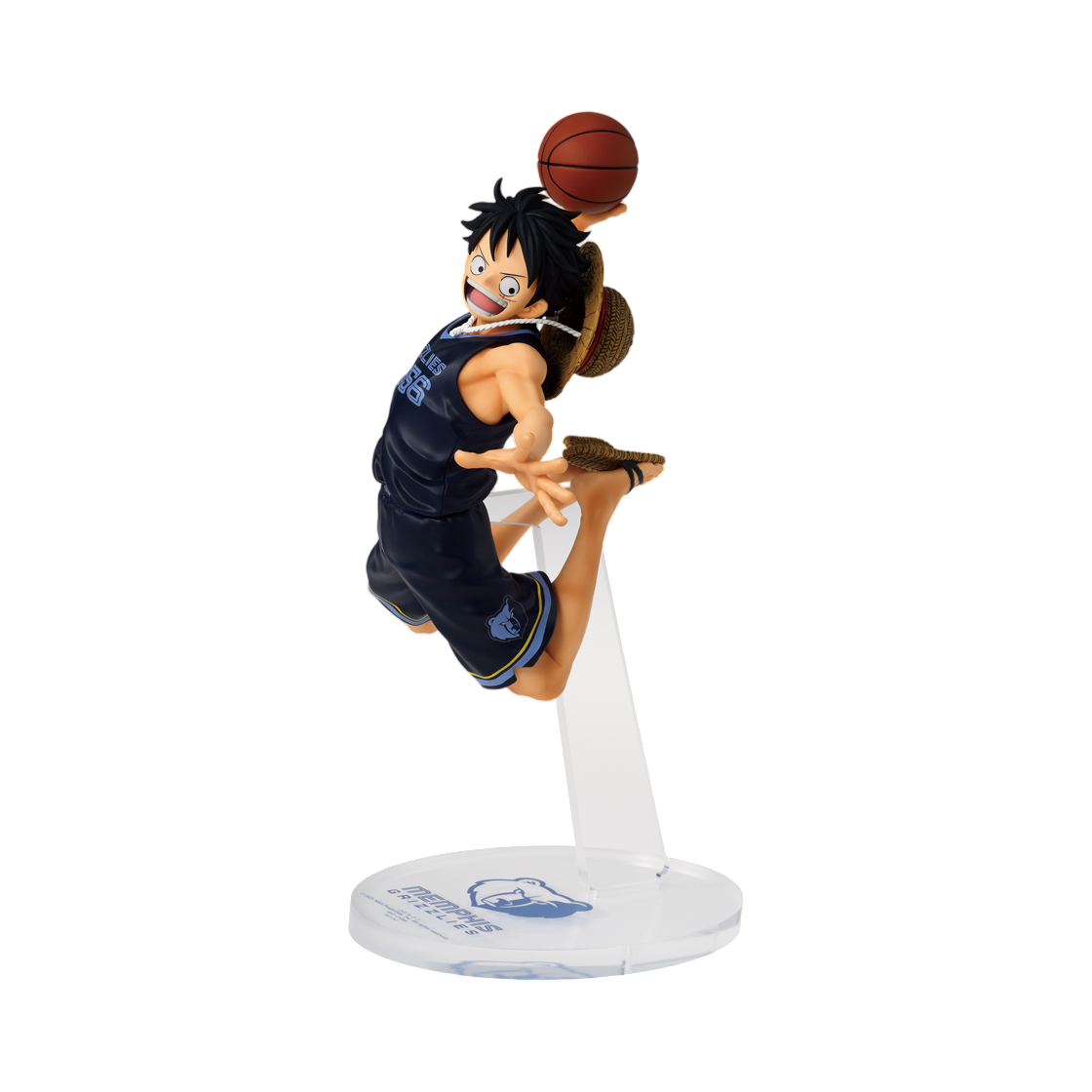 반다이 원피스 x NBA 마스터 스타 피스 몽키 D. 루피 멤피스 그리즐리스 피규어(Bandai One Piece x NBA Master Stars Piece The Monkey D. Luffy Memphis Grizzlies Figure) - 1