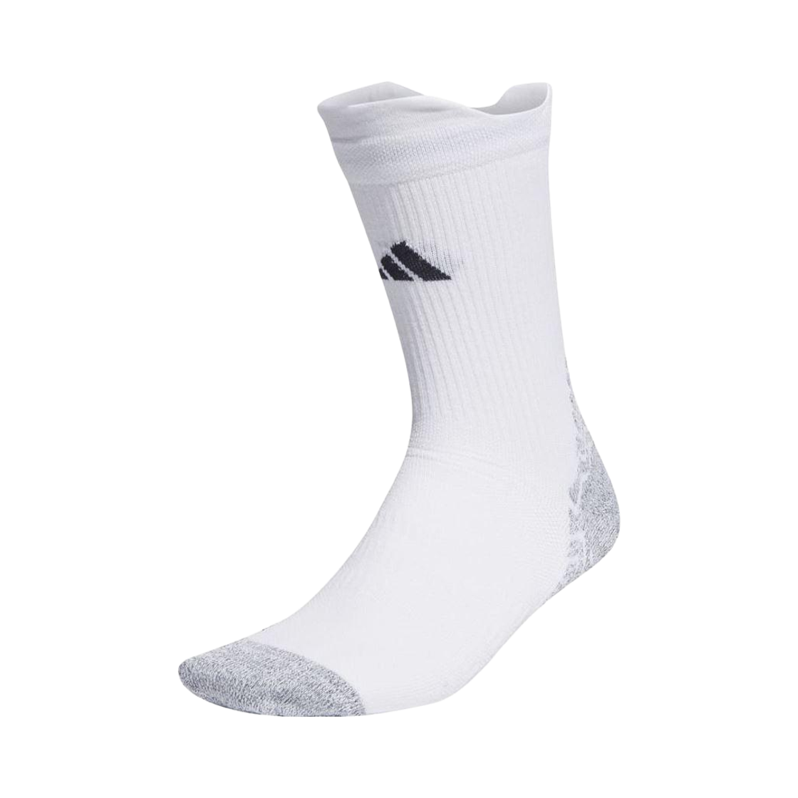 IN1798 Adidas Football Grip Knitted Crew Light Performance Socks White Black