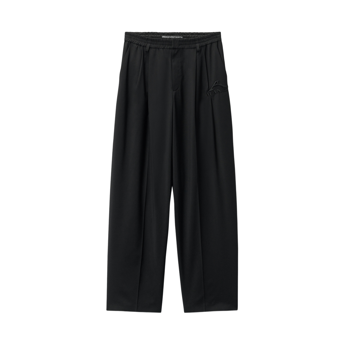 (W) 알렉산더 왕 로고 벌룬 팬츠 블랙((W) Alexander Wang Logo Balloon Pants Balck)