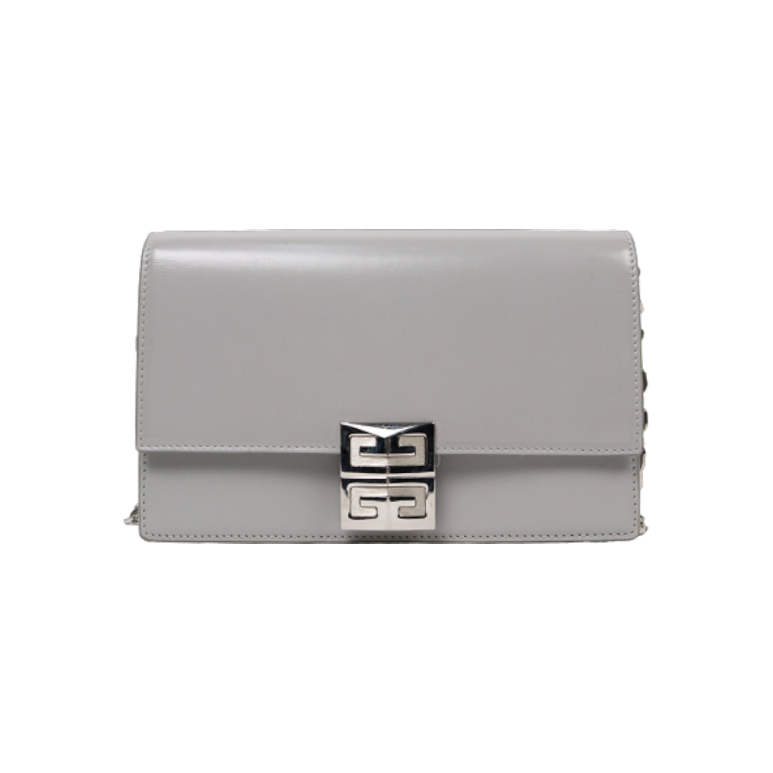 ITS3KU8TH9VO Givenchy Gray Leather 4G Crossbody Bag C-A41738