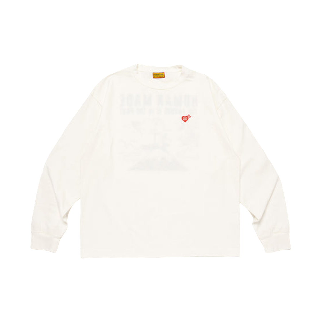 HM30CS027 Human Made Graphic L/S T-Shirt White