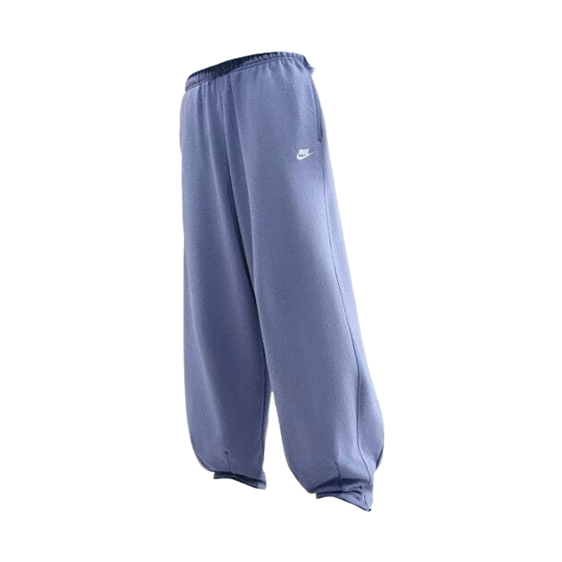 HJ1823-499 Nike Club Fleece Oversized French Terry Pants World Indigo White - Asia