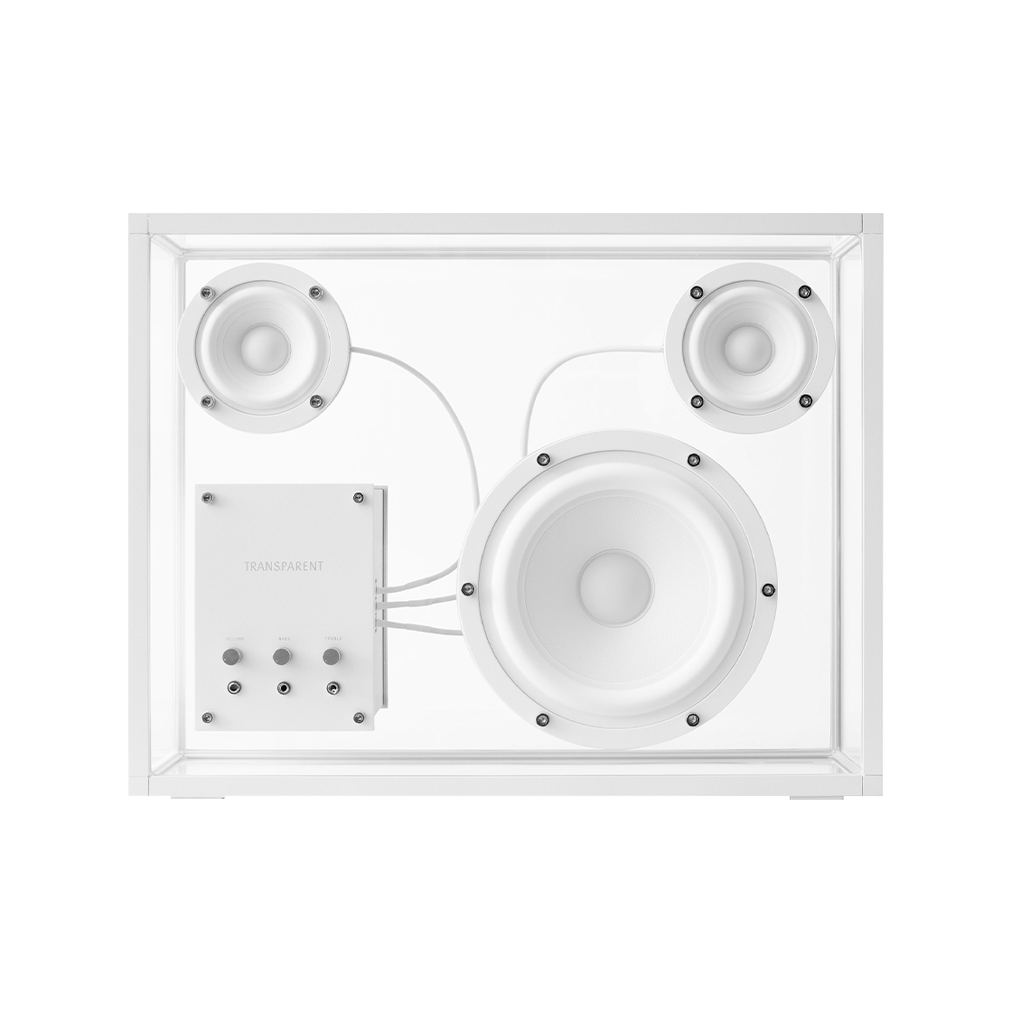 트랜스페어런트 스피커 라지 화이트(Transparent Speaker Large White)