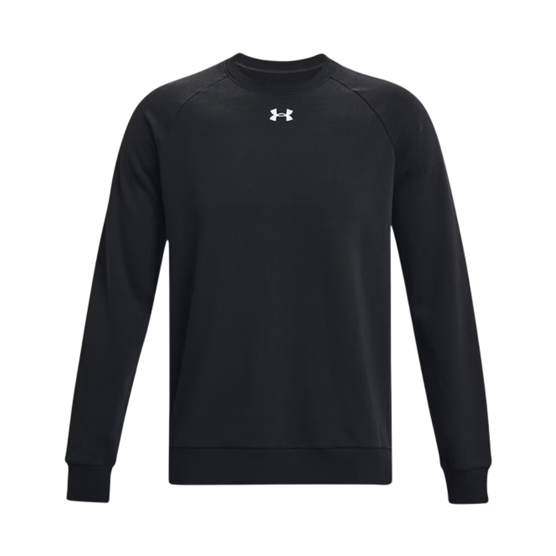1379755-001 Under Armour UA Rival Fleece Crew Black White