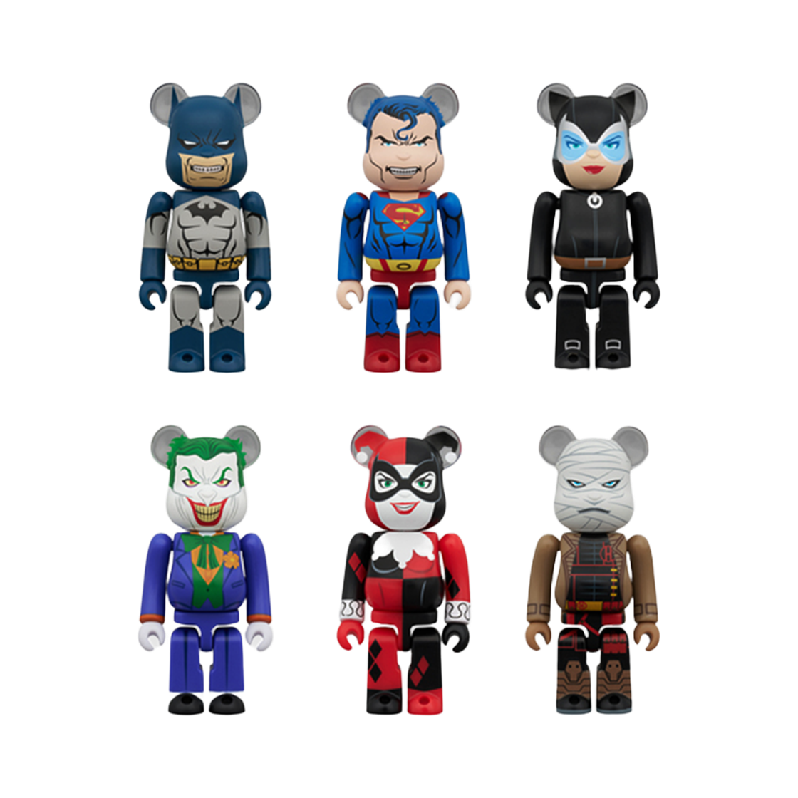 킨키로봇 랜덤 베어브릭 배트맨 허쉬 ver.1 3pcs Set (2509001)(KINKIROBOT Bearbrick Chase Batman Hush #1)