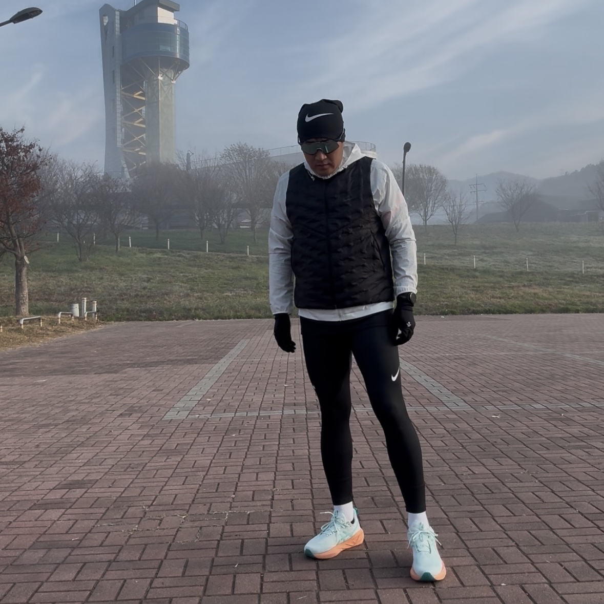 Nike Therma-Fit ADV Repel Down Running Vest Black - Asia 착용 스타일 - 1