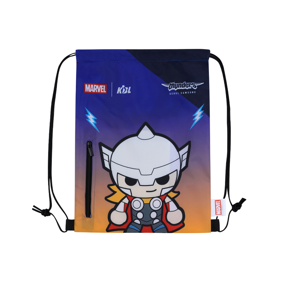 케이비엘 X 마블 컬렉션 서울 삼성 토르 짐색(KBL X MARVELCollection Seoul Samsung Thunders Thor Gym Sack)