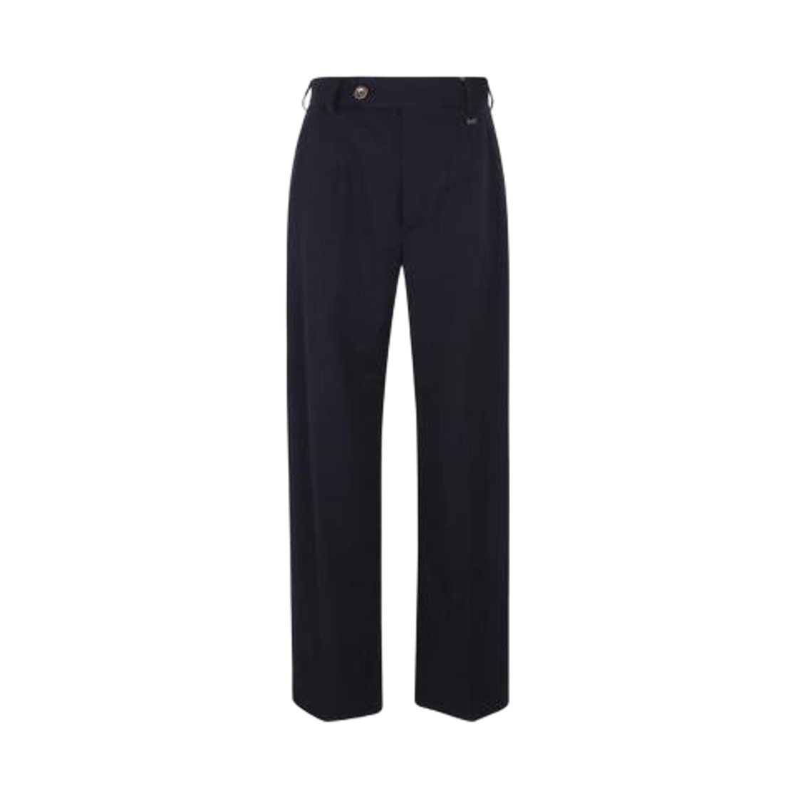 1F01000Z-W018V-K401 (W) Vivienne Westwood Wool High Waisted Trousers Navy