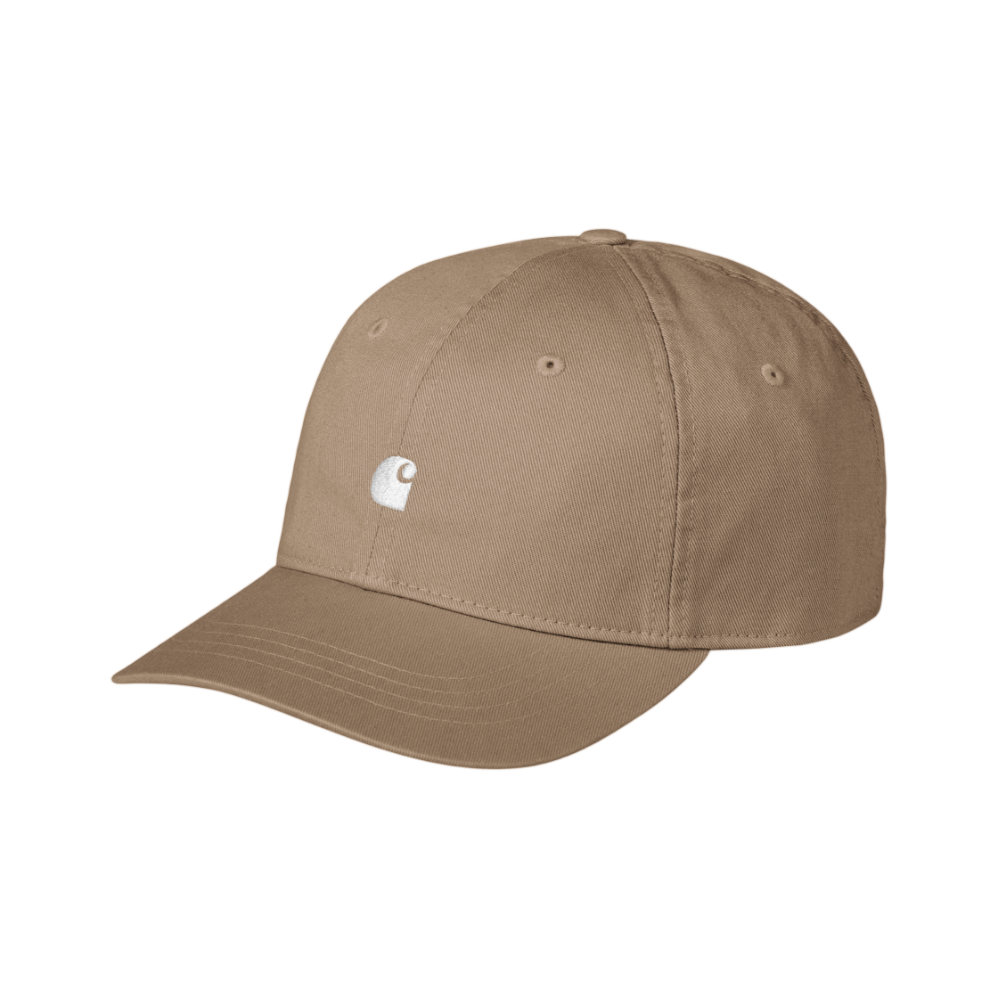 칼하트 WIP 매디슨 로고 캡 레더 화이트(Carhartt WIP Madison Logo Cap Leather White)