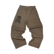 Aoiro The Death of Chrome Double Knee Pants Mocha Brown