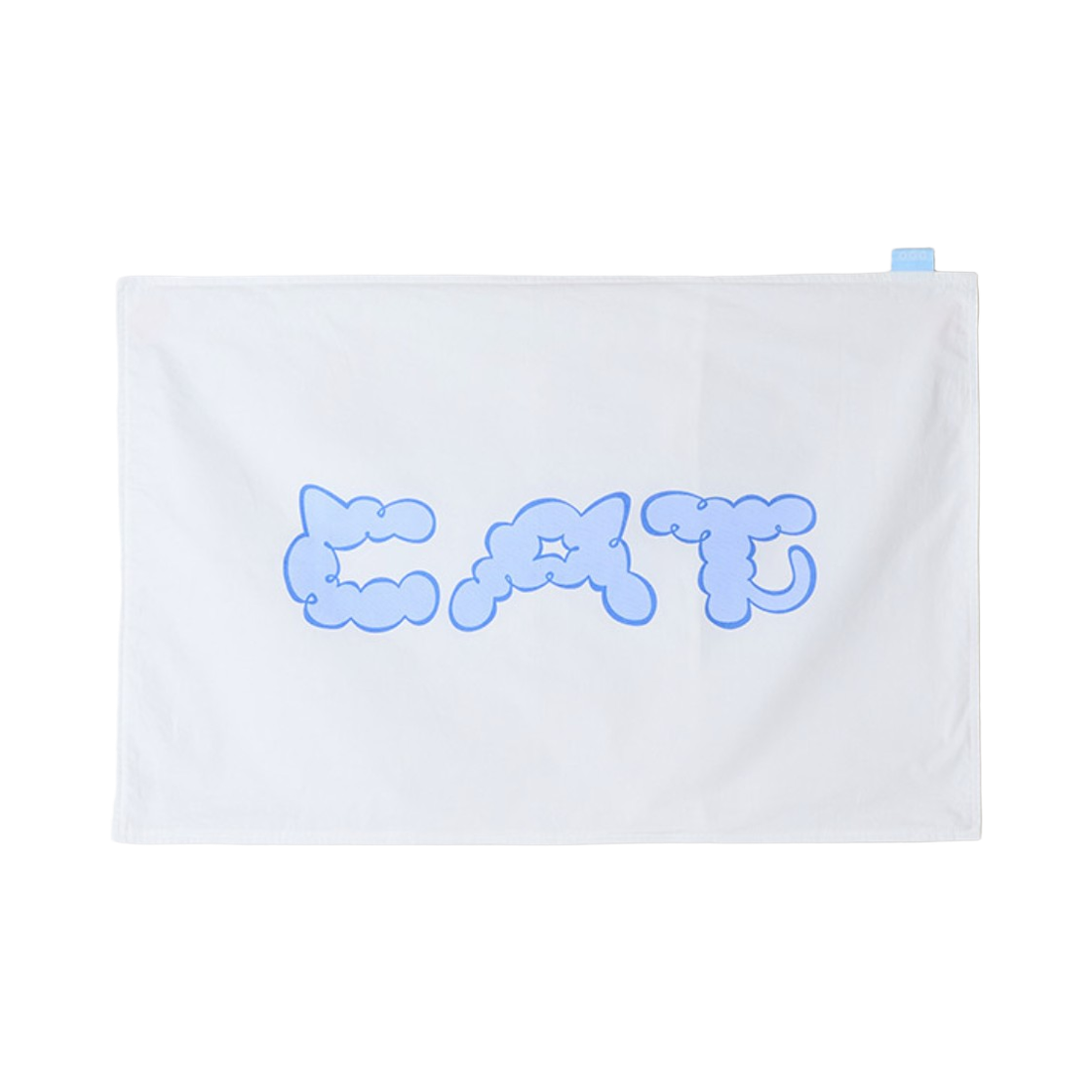 스파오 x 999휴머니티 플러피 그래픽 베개 커버 스카이 블루(Spao x 999Humanity Fluffy Graphic Pillow Cover Sky Blue)