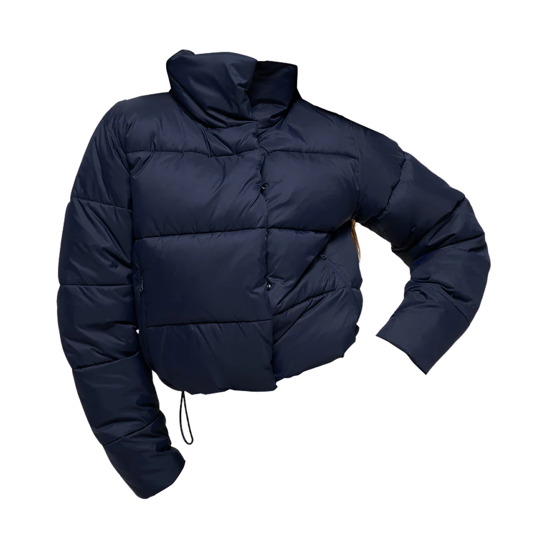 (W) 알로 요가 골드 러쉬 푸퍼 네이비((W) Alo Yoga Gold Rush Puffer Navy)