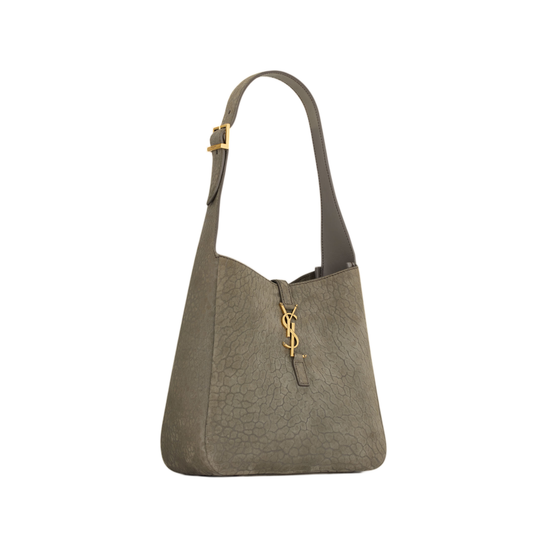 생로랑 르 5 아 7 서플 스몰 그레인드 누벅 징크 그레이(Saint Laurent Le 5 A 7 Supple Small in Grained Nubuck Zinc Grey) - 2