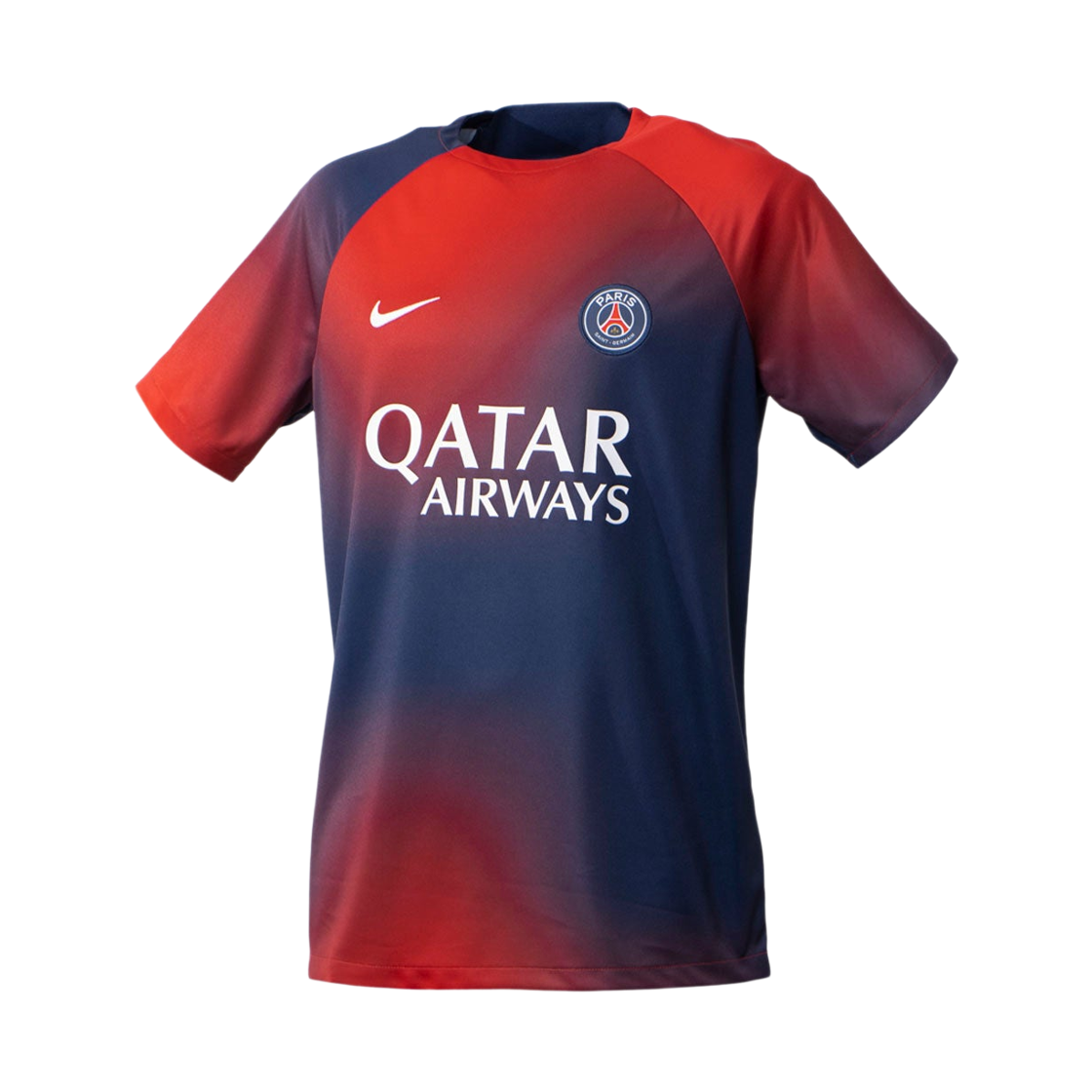 DX3616-411 Nike Paris Saint-Germain Academy Pro Dri-Fit Pre-Match Football Top Midnight Navy University Red (DX3616-411) (Non Marking Ver.)