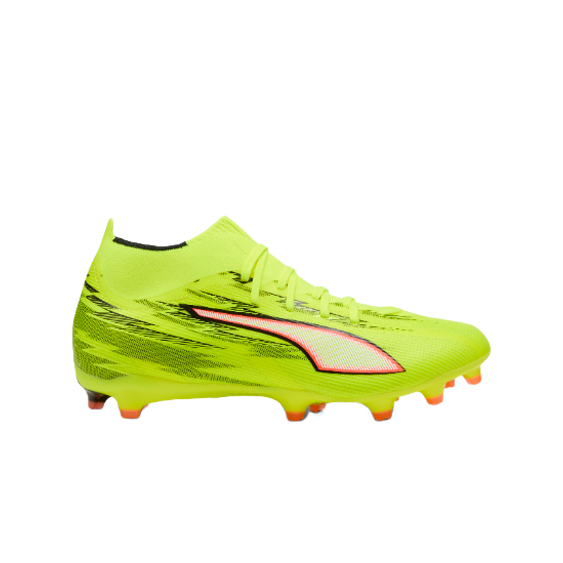 푸마 울트라 6 매치+ FG/AG 옐로우 얼러트 블랙(Puma Ultra 6 Match+ FG/AG Yellow Alert Black) - 1