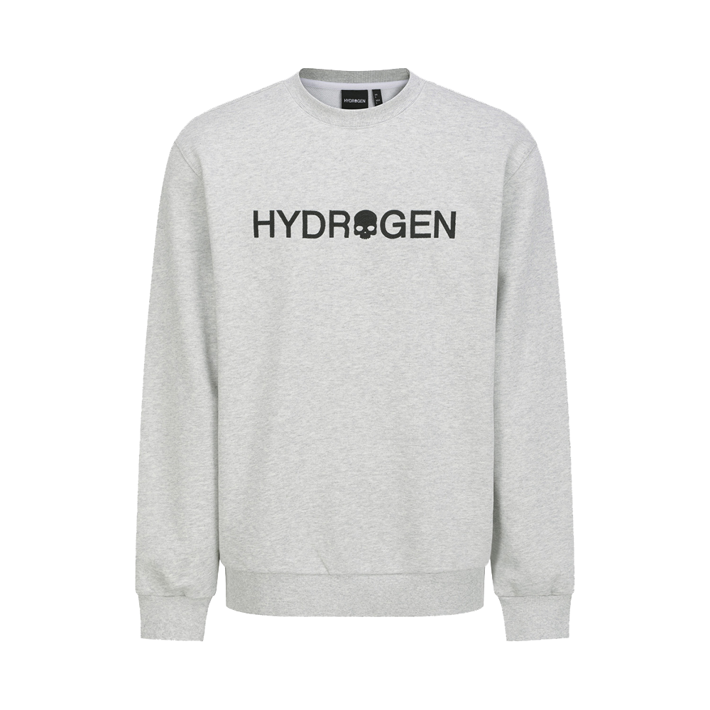 하이드로겐 유니 데일리 맨투맨 멜란지 그레이(HYDROGEN Unisex Daily Sweatshirt M Grey) - 1