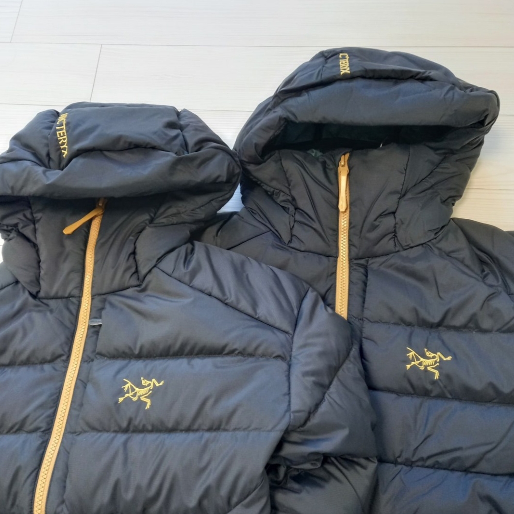 Arc'teryx Small Bird Cap Black, Arc'teryx Thorium Hoody Dark Magic 착용 스타일 - 3