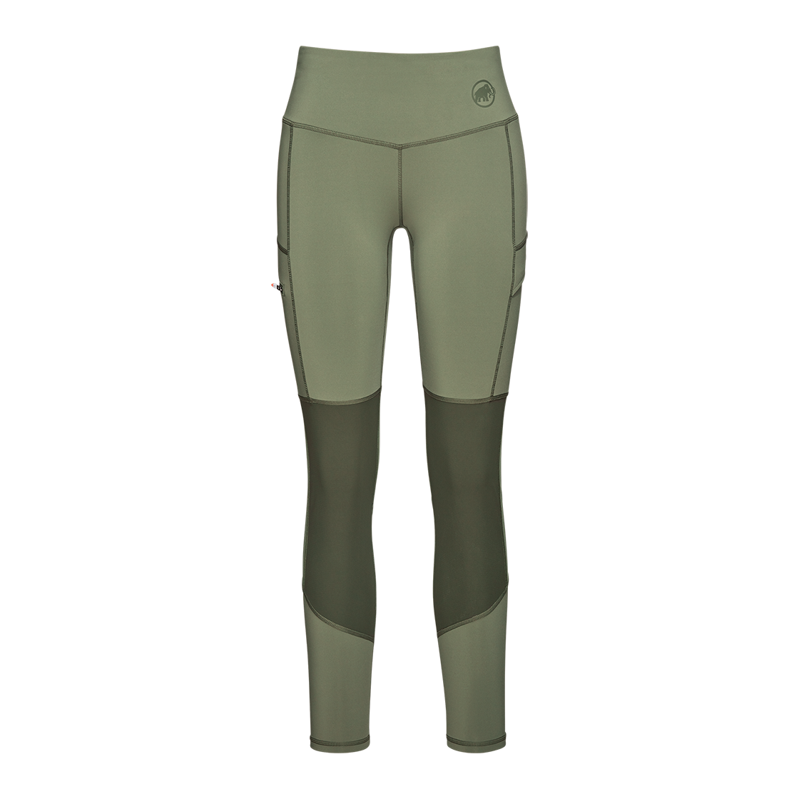 마무트 지날 하이브리드 타이츠 여성 카키(MAMMUT Zinal Hybrid Tights Women Khaki)