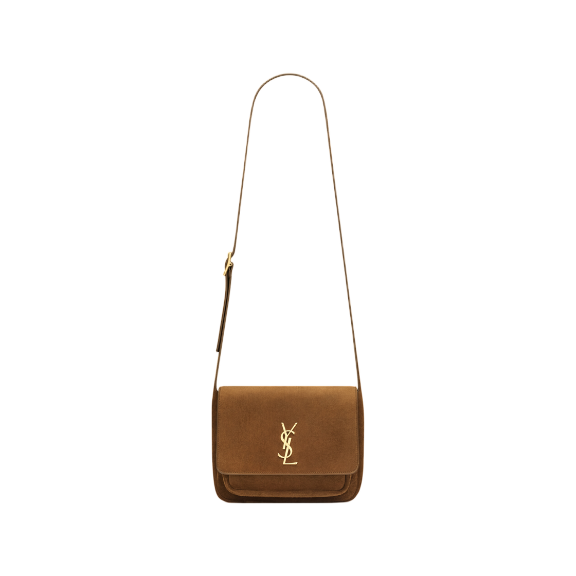 생로랑 니키 사첼 스웨이드 웜 카라멜 꼬냑(Saint Laurent Niki Satchel in Suede Warm Caramel Cognac) - 1