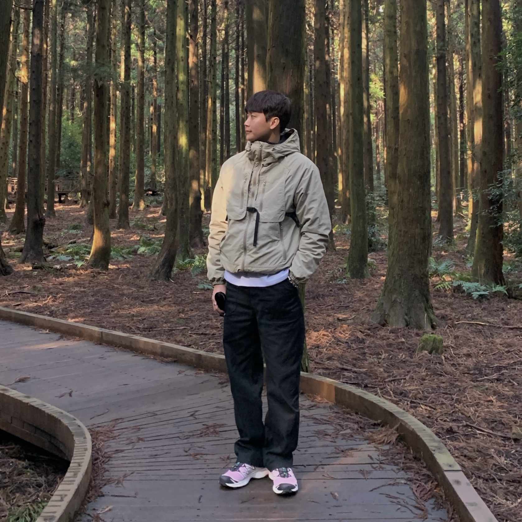 Salomon x Sandy Liang XT-6 Expanse Cradle Pink 착용 스타일