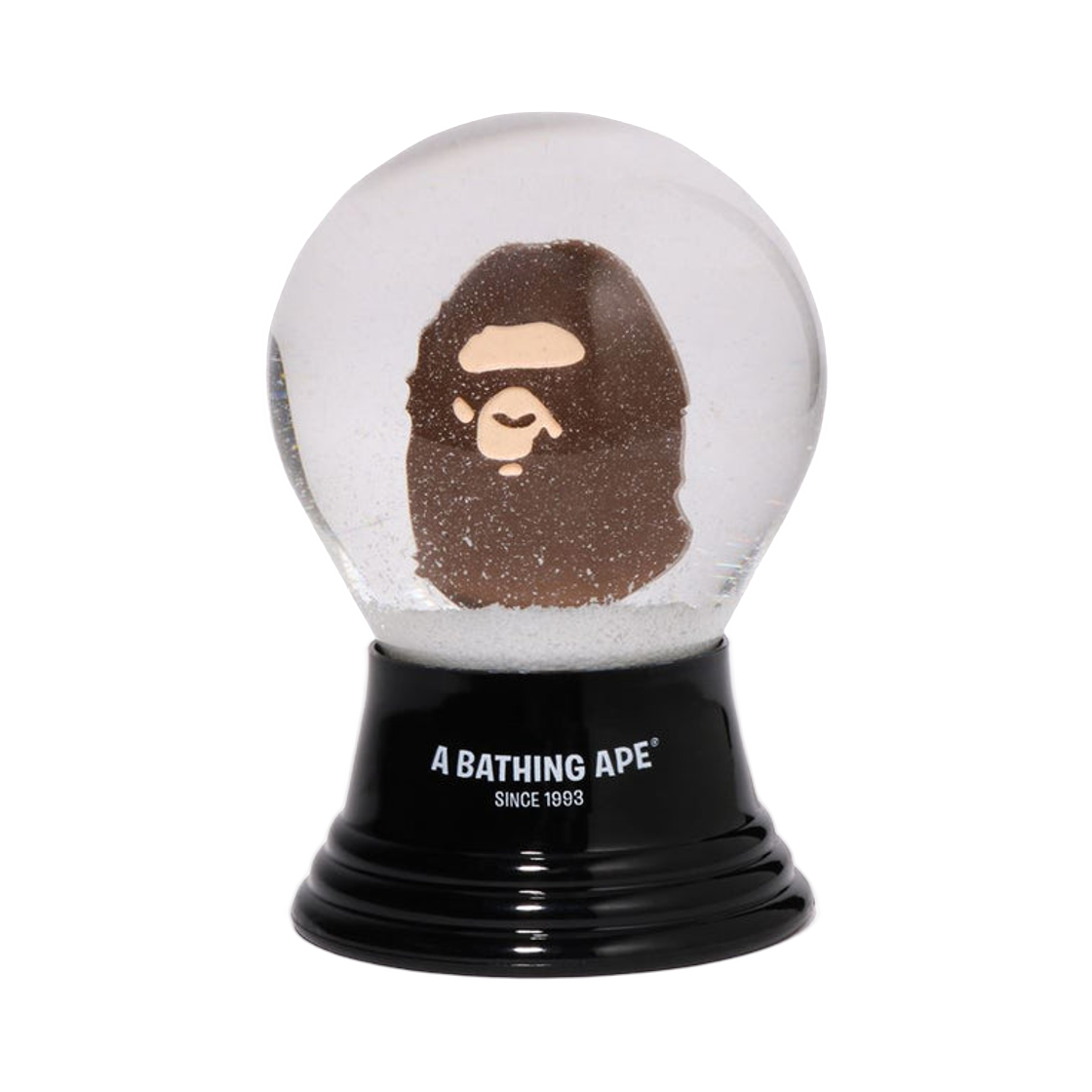 베이프 에이프 헤드 스노우 글로브 브라운(BAPE Ape Head Snow Globe Brown)