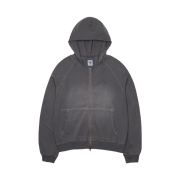 Sansan Gear Washed Hoodie Zip-Up Charcoal