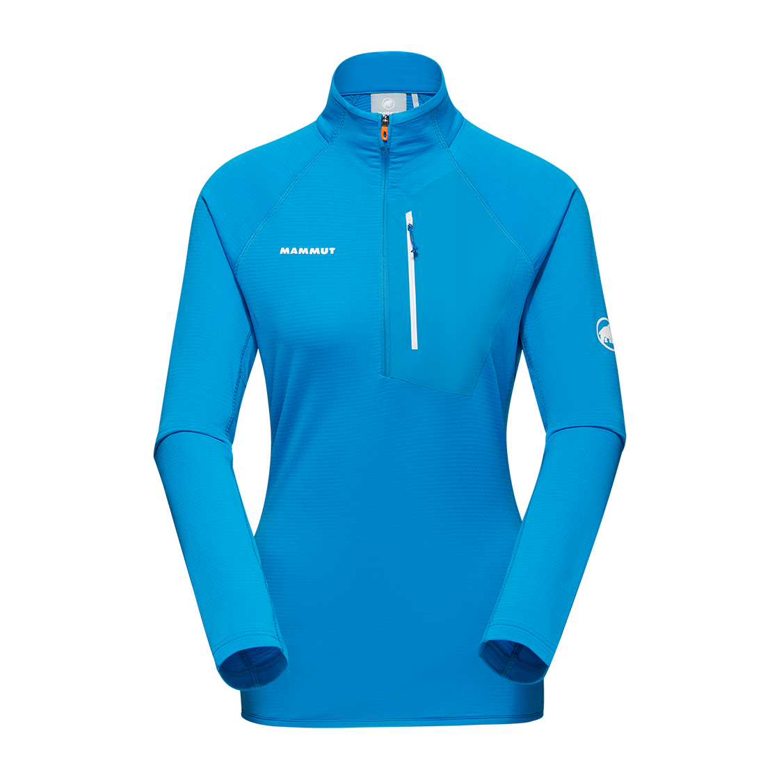마무트 에너지 라이트 미드레이어 하프짚 여성 블루(MAMMUT Aenergy Light ML Half Zip Pull Women Blue)