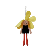 Zo&Friends A&ne Knit Doll Keyring Yellow Black Red