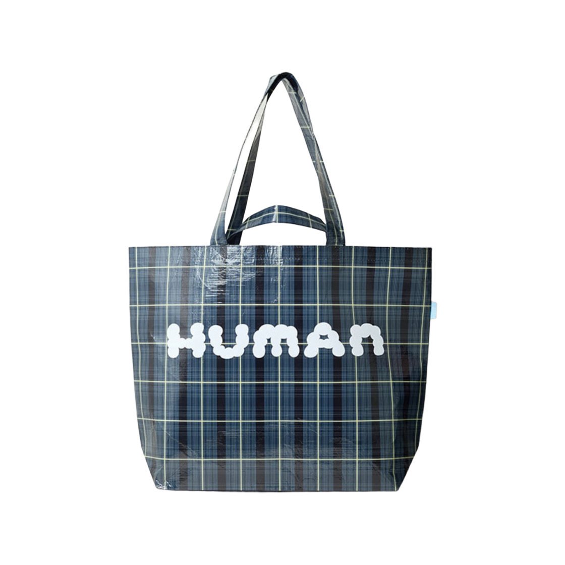 SPAKG11U05 Spao x 999Humanity Fluffy Graphic Stuff Bag Navy