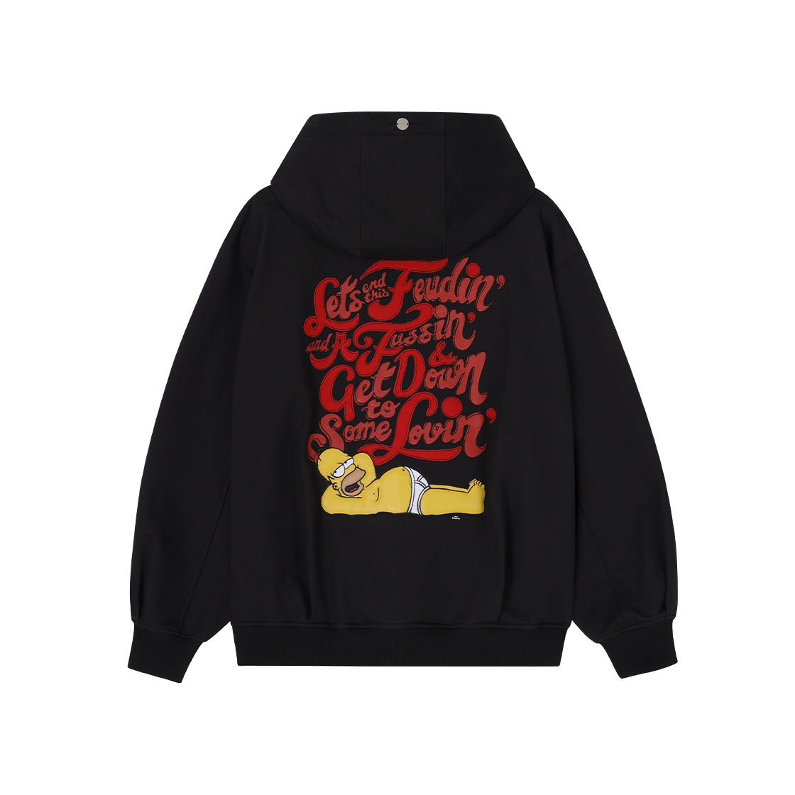 송지오 옴므 러빈 호머 후드 블랙