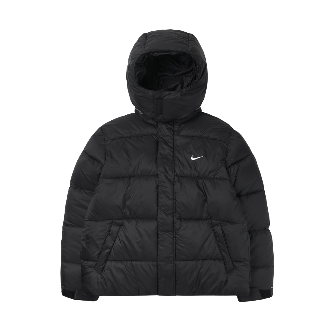 나이키 라이프 써마핏 퍼퍼 자켓 블랙 - 아시아(Nike Life Therma-Fit Puffer Jacket Black - Asia)