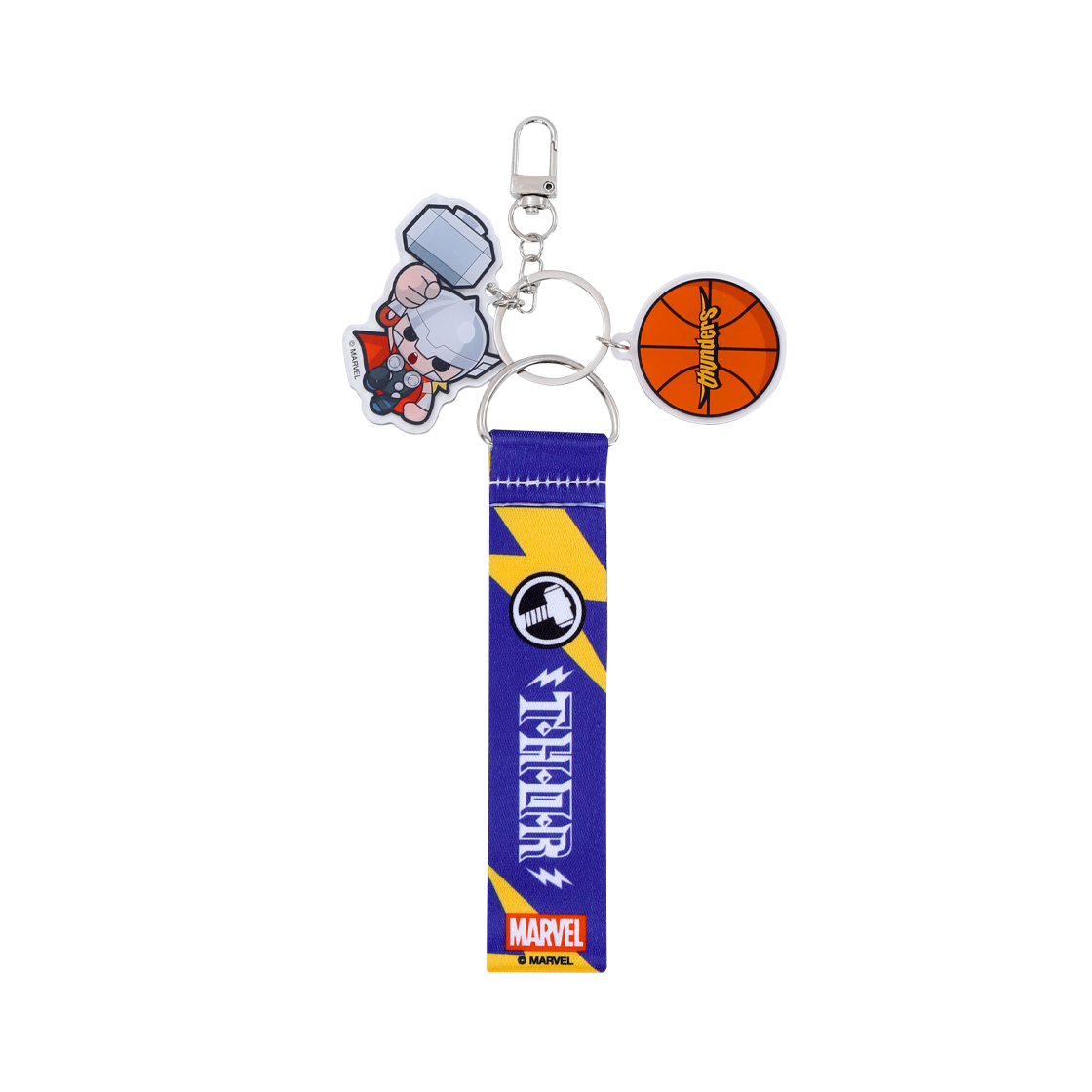 케이비엘 X 마블 컬렉션 서울 삼성 토르 스트랩 키링(KBL X MARVELCollection Seoul Samsung Thunders Thor Strap Keyring)
