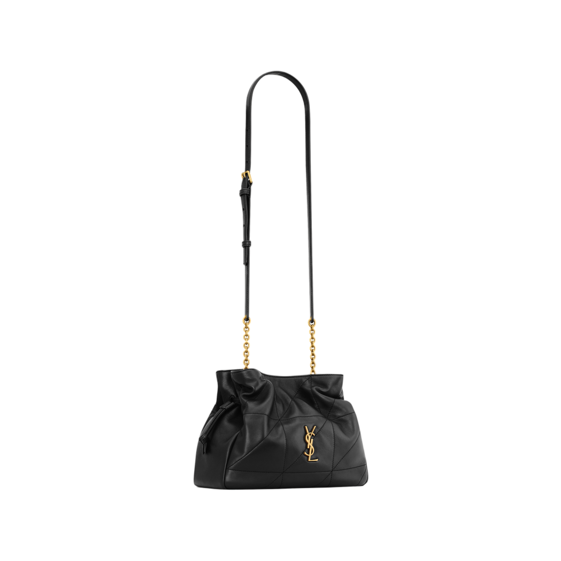 생로랑 제이미 숄더 파우치 램스킨 블랙(Saint Laurent Jamie Shoulder Pouch in Lambskin Black) - 2