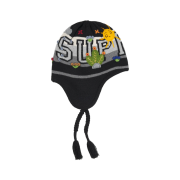 Supreme Felt Applique Earflap Beanie Black - 25FW