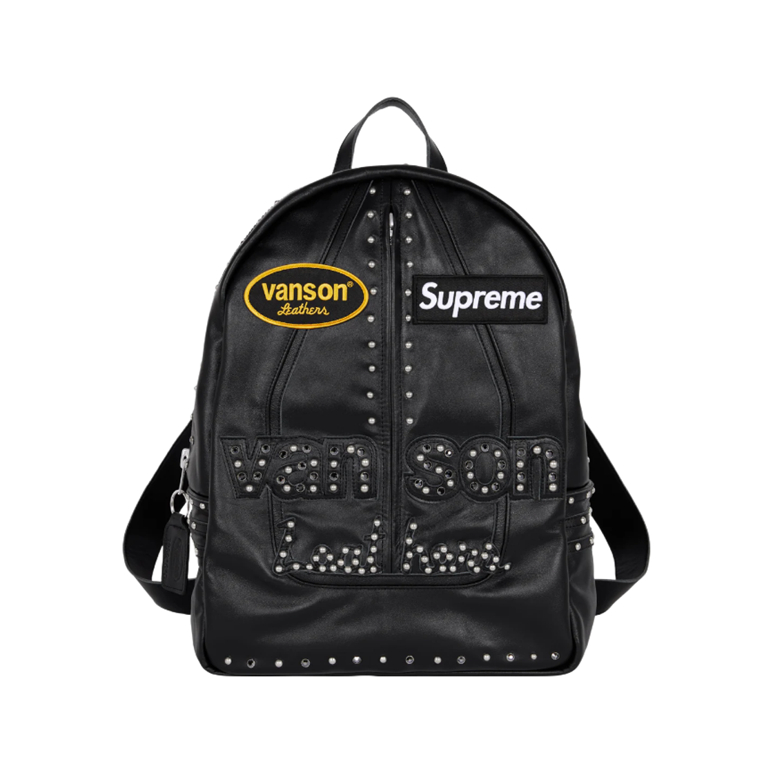 슈프림 x 밴슨 레더스 x B.B. 사이먼 백팩 블랙 - 25FW(Supreme x Vanson Leathers x B.B. Simon Backpack Black - 25FW)