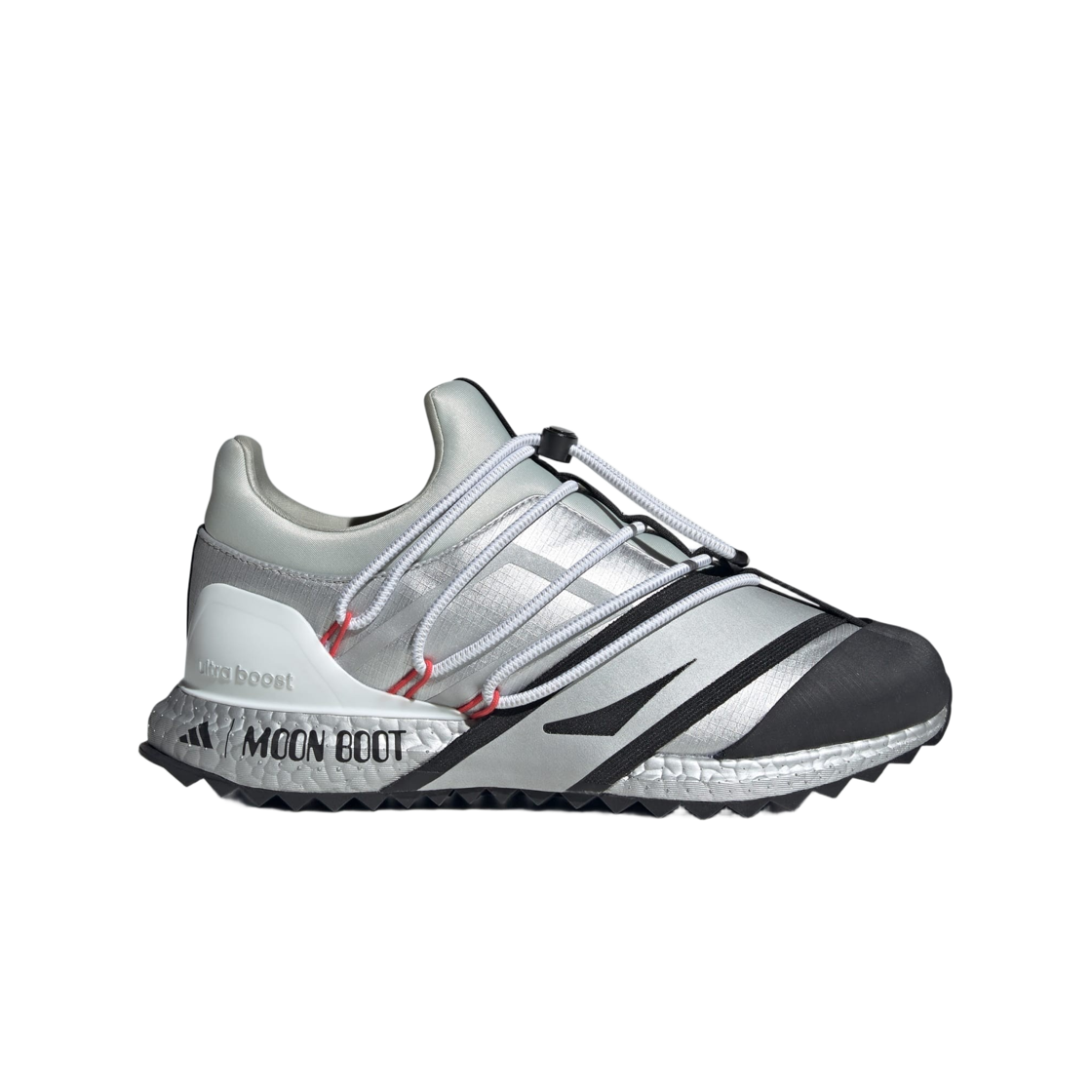 JQ7847 Adidas x Moon Boot Ultraboost 1.0 Silver Metallic Core Black