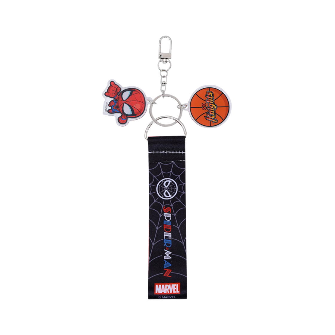 케이비엘 X 마블 컬렉션 서울 SK 스파이더맨 스트랩 키링(KBL X MARVELCollection Seoul SK Knights Spider-Man Strap Keyring)