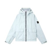 Stone Island 4100004 Membrana 3L TC Hooded Jacket with Water Resistant Membrane Sky Blue - 26SS