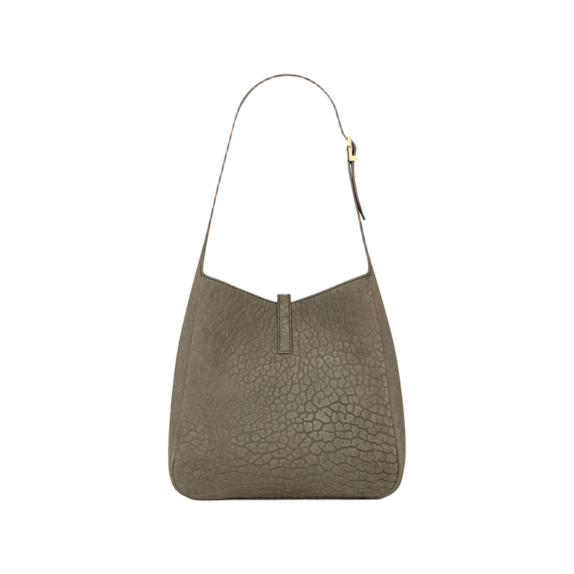 생로랑 르 5 아 7 서플 스몰 그레인드 누벅 징크 그레이(Saint Laurent Le 5 A 7 Supple Small in Grained Nubuck Zinc Grey) - 3