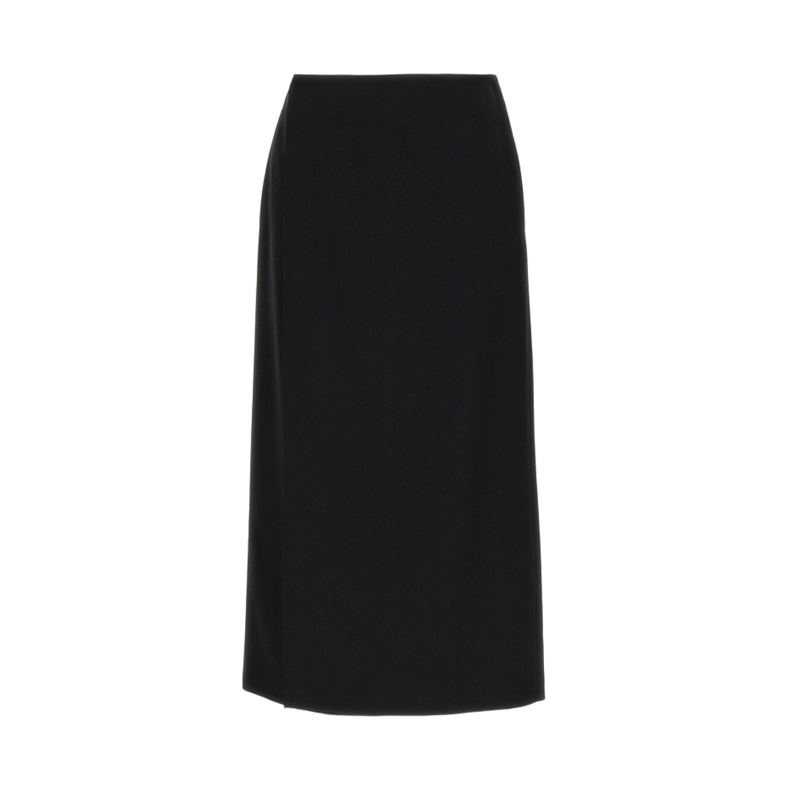 (W) 더 로우 울 스커트 블랙((W) The Row Wool Skirt Black)